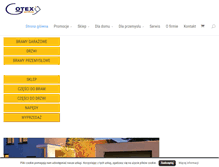 Tablet Screenshot of gotex.com.pl